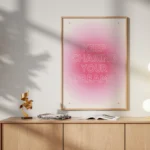 Keep Chasing Your Dreams Neon Canvas Print
