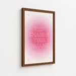 Keep Chasing Your Dreams Neon Canvas Print - Image 7