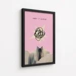 Keep It Simple Pink Suit Collage Canvas Print - Image 5