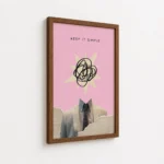 Keep It Simple Pink Suit Collage Canvas Print - Image 7