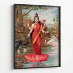 Goddess Lakshmi – 1894 | Raja Ravi Varma - Image 5