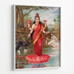 Goddess Lakshmi – 1894 | Raja Ravi Varma - Image 6