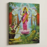 Lakshmi–Saraswati Sanyog – Raja Ravi Varma - Image 4