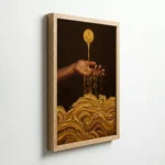 Liquid Gold Flow Luxury Modern Abstract Canvas Wall Art for Designer Homes - Image 7