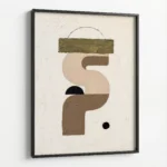 Minimal Abstract Form – Modern Neutral Canvas Print - Image 5