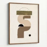 Minimal Abstract Form – Modern Neutral Canvas Print - Image 7