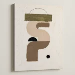 Minimal Abstract Form – Modern Neutral Canvas Print - Image 4