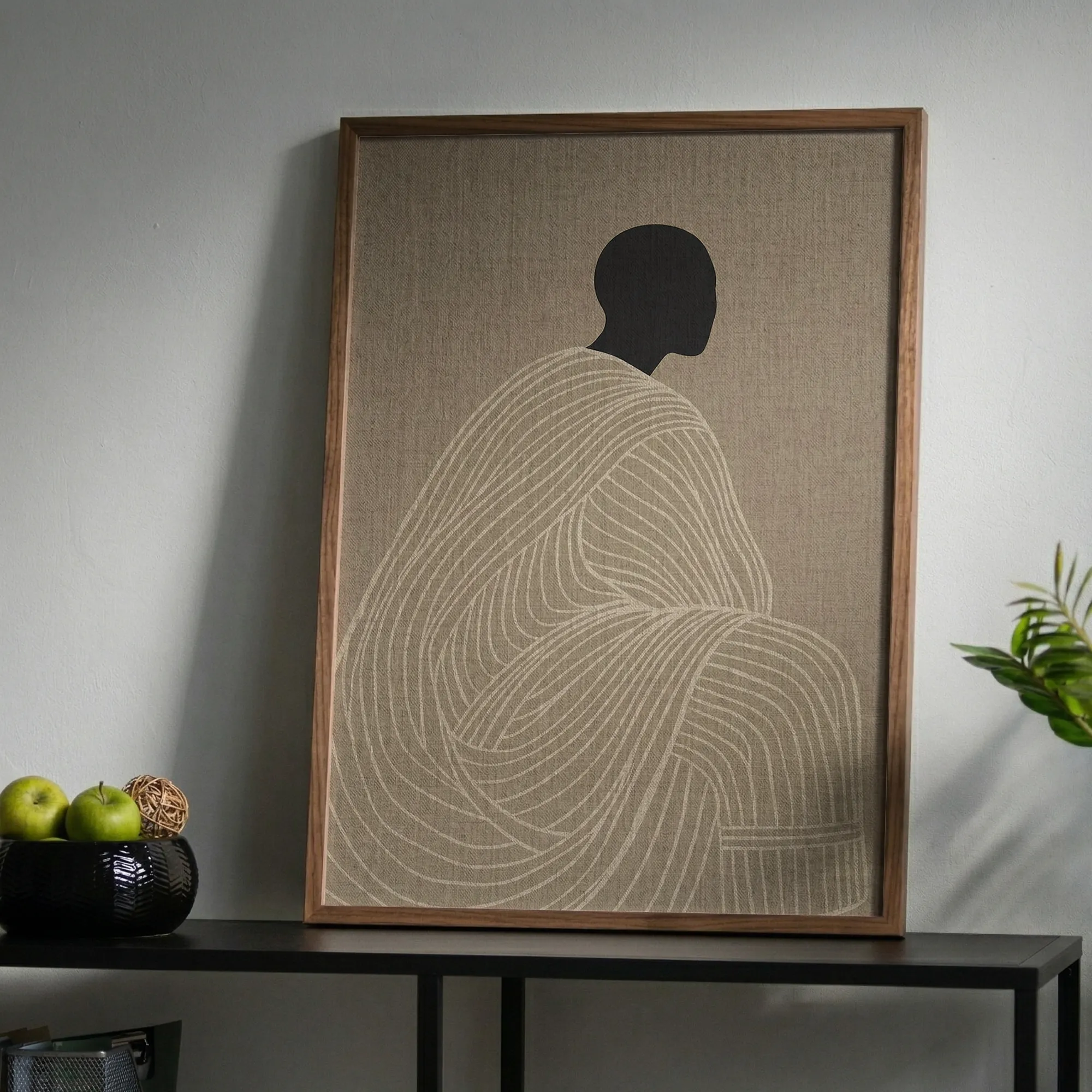 Minimal Line Figure Neutral Aesthetic Modern Wall Decor_Featured Image 1 Minimal Line Figure Neutral Aesthetic Modern Wall Decor - Image 1
