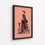 Morning Stroll - Abstract Art Canvas Print - Image 5