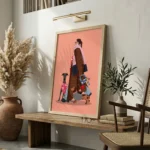 Morning Stroll - Abstract Art Canvas Print - Image 2