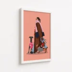Morning Stroll - Abstract Art Canvas Print - Image 6