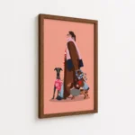 Morning Stroll - Abstract Art Canvas Print - Image 7