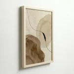 Neutral Watercolor Abstract Beige Boho Wall Art - Image 6