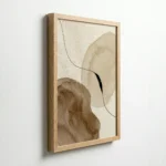 Neutral Watercolor Abstract Beige Boho Wall Art - Image 7