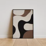 Organic Flow – Neutral Abstract Canvas Print