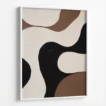 Organic Flow – Neutral Abstract Canvas Print - Image 6