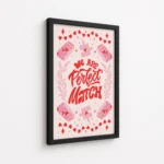Perfect Match Playing Cards Love Canvas Print - Image 5