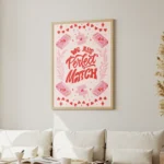 Perfect Match Playing Cards Love Canvas Print - Image 2