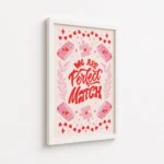 Perfect Match Playing Cards Love Canvas Print - Image 6