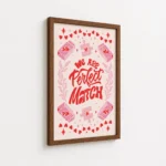 Perfect Match Playing Cards Love Canvas Print - Image 7