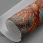 Phoenix Rising Fire Transformation Vastu Canvas Art for Resilience and Success - Image 3