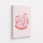 Pink Cake You Are Worth It Canvas Print - Image 4