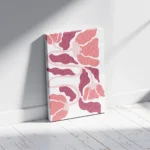 Pink Coral Matisse Inspired Abstract Shapes Canvas Print - Image 2