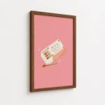 Pink Perfect Match Matchbox Canvas Print - Image 7