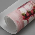 Pink Strawberry Layer Cake Canvas Print - Image 3