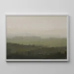 Quiet Meadow – Minimal Abstract Landscape Canvas Print - Image 6