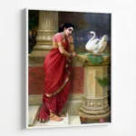 Damayanti Talking to the Swan – Raja Ravi Varma - Image 5