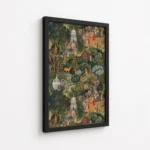 Royal Garden Saga - Abstract Art Canvas Print - Image 5