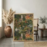Royal Garden Saga - Abstract Art Canvas Print