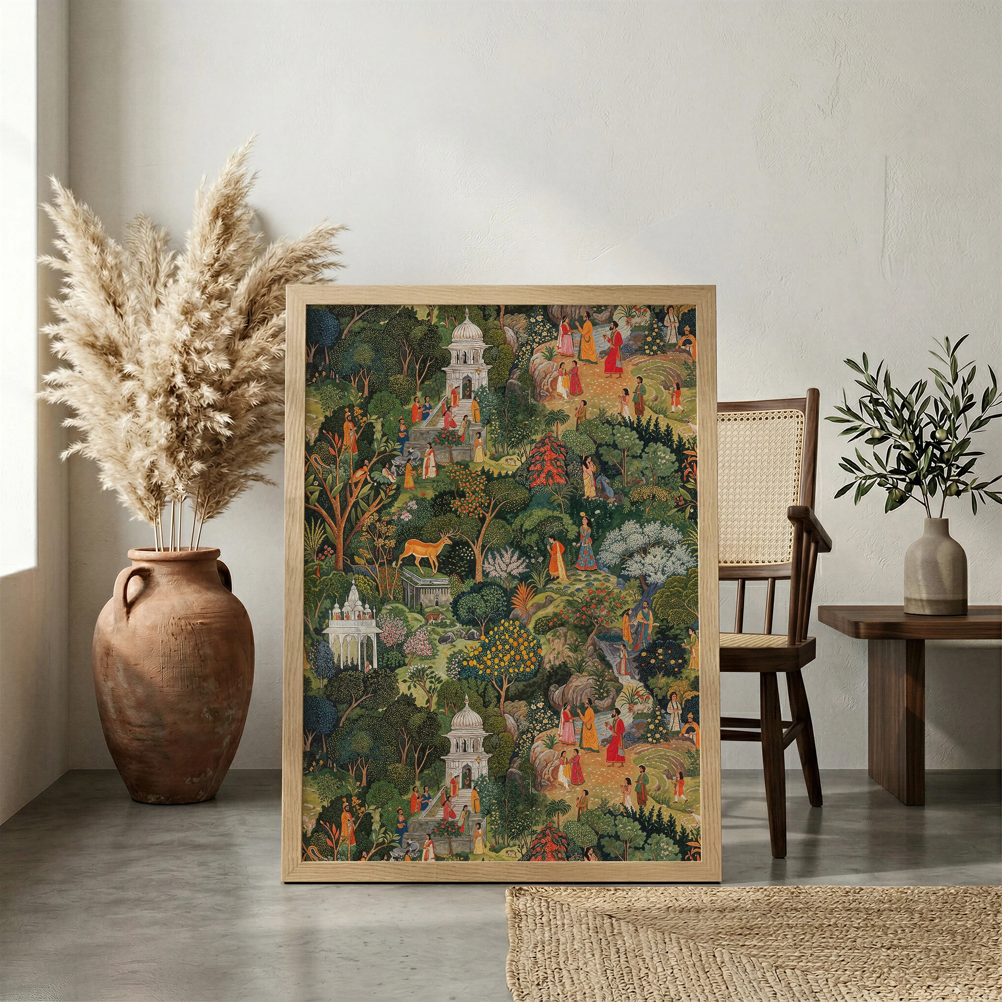 Royal Garden Saga_Featured Image 1 Royal Garden Saga - Abstract Art Canvas Print - Image 1