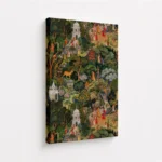 Royal Garden Saga - Abstract Art Canvas Print - Image 4