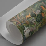Royal Garden Saga - Abstract Art Canvas Print - Image 3