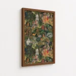 Royal Garden Saga - Abstract Art Canvas Print - Image 7