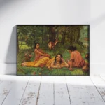 Shakuntala Patralekhan (Shakuntala Writing a Letter) by Raja Ravi Varma