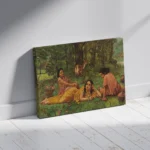 Shakuntala Patralekhan (Shakuntala Writing a Letter) by Raja Ravi Varma - Image 4