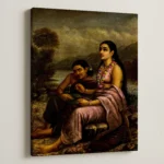 Shakuntala (Pathralekhan) – Raja Ravi Varma - Image 3