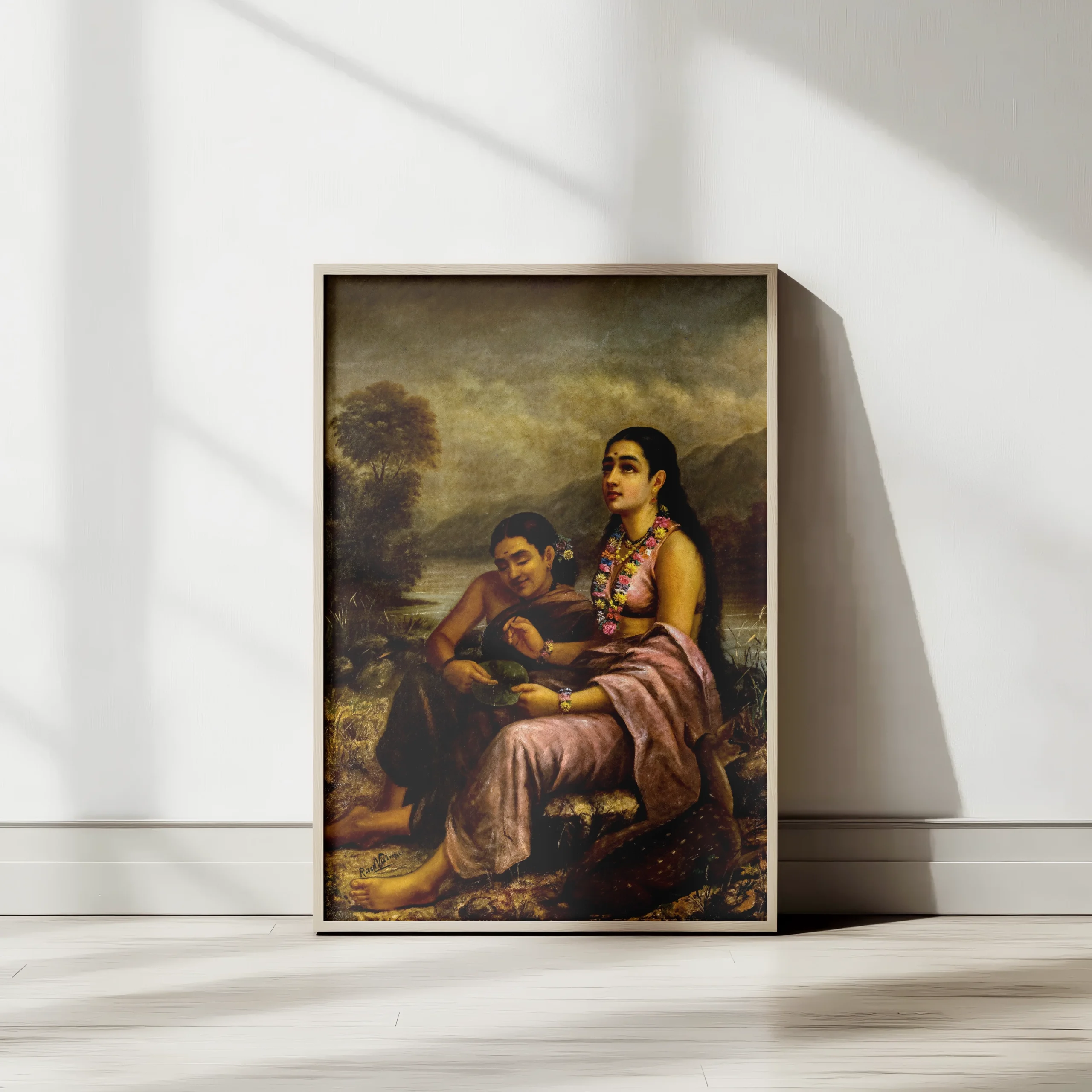 Sakunthala__Pathralekhan 2 Shakuntala (Pathralekhan) – Raja Ravi Varma - Image 1