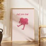 Self Love Club Running Heart Canvas Print