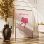 Self Love Club Running Heart Canvas Print - Image 2
