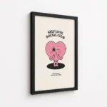 Self Love Social Club Heart Canvas Print - Image 5