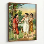Shakuntala with Her Companions by Raja Ravi Varma - Image 6
