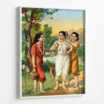 Shakuntala with Her Companions by Raja Ravi Varma - Image 5