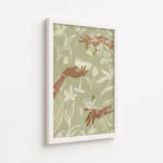 Sip and Bloom - Abstract Art Canvas Print - Image 6
