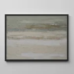 Soft Neutral Horizons – Minimal Abstract Canvas Print - Image 5