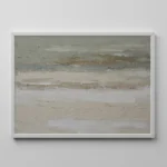 Soft Neutral Horizons – Minimal Abstract Canvas Print - Image 6