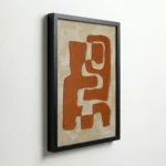 Terracotta Abstract Cutout Shapes Modern Boho Wall Decor - Image 5